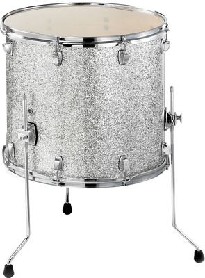 Centennial 14""x13"" Floor Tom, Centennial Serie, Farbe: Silver Sparkle - SS, Kesselmaterial: 6-lagiger 100% North American Maple Kessel, 2,3mm