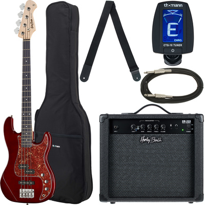 Harley Benton PJ-4 HTR Deluxe Series Set 1 bosinės gitaros komplektas