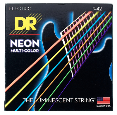 DR Strings Neon Multi NMCE-9 elektrinės gitaros stygos