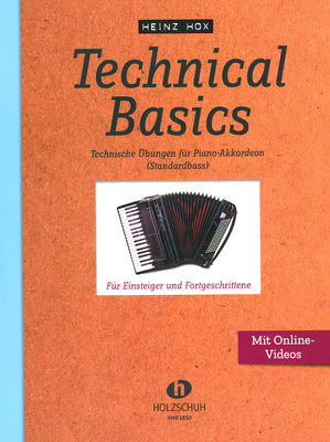 Holzschuh Verlag Technical Basics Accordion mokomoji medžiaga akordeonui