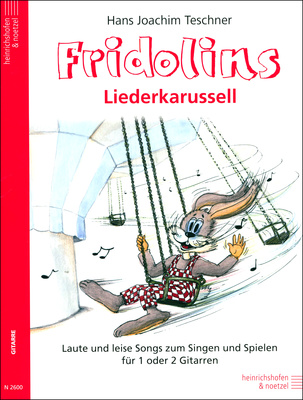 Heinrichshofen Verlag Fridolins Liederkarussell akustinės gitaros dainų knyga