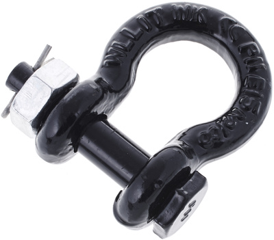 Stairville Shackle 0,75 t HC2 Black karabinas