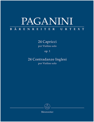 Bärenreiter Paganini 24 Capricci smuiko natos