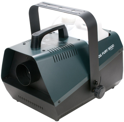 Fog Fury 3000, Die Fog Fury 3000 ist eine professionelle DMX-Nebelmaschine mit einer Leistung von 1500 W und vielen technischen Neuerungen. Sie