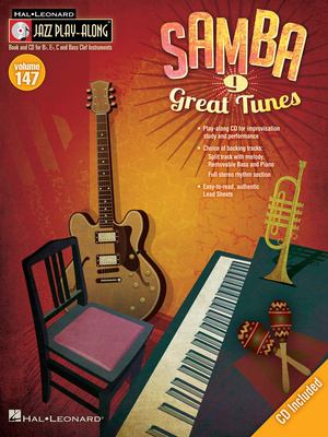 Hal Leonard Jazz Play-Along Samba džiazo pratimai su fonograma