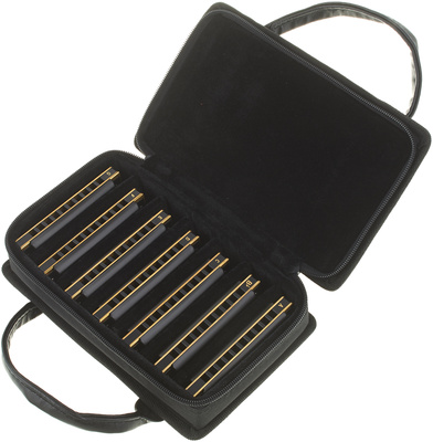 Fender Blues Deville 7 pack diatoninė lūpinė armonikėlė su dėklu