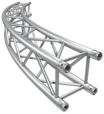 Global Truss F34R40-45 Circ. Element Ø8,0m 4 punktu trusu lokveida elements