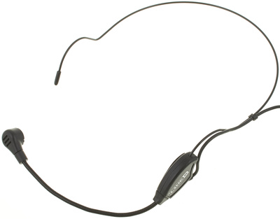 HS30, Kondensator Headset für Line6 XD-V35 und XD-V30 Wireless Systeme, schwarz, Niere, 6,3mm Klinke Stecker, inkl. Windschutz