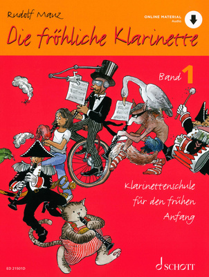 Schott Die Fröhliche Klarinette 1 klarneto mokykla  