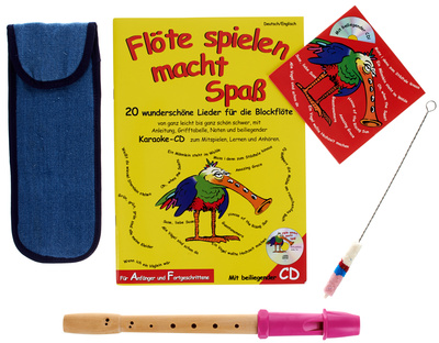 Streetlife Music Soprano Recorder Set Purple sopraninė fleita