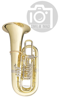 F- Tuba 3099/1/WG (Perantucci 11), 5-Ventile, 4+1, Schallbecher Ø 420mm, Höhe 97cm, Bohrung 19,00-21,00 mm, Goldmessing Mundrohr, 3B Kugelgelenke,