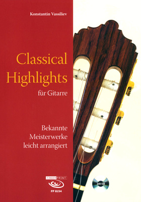 Fingerprint Classical Highlights klasikinės gitaros literatūra