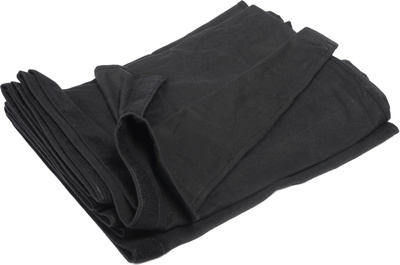 Stairville Skirt 300g/m² 4.0x1.0m Bk molton užuolaida