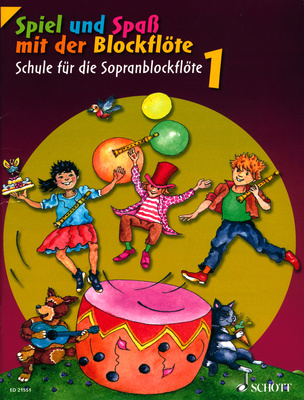 Schott Spiel Spaß Schule Sopran 1 sopraninė blokflauta mokykla