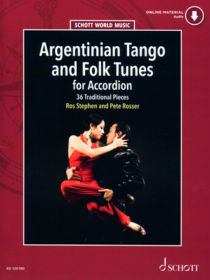 Schott Tango Folk Accordion akordeono natų knyga  