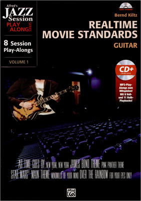 Realtime Movie Standards: 8 Session-Play-Alongs für Gitarre, von Bernd Kiltz, Realtime Movie Standards bietet somit nicht nur