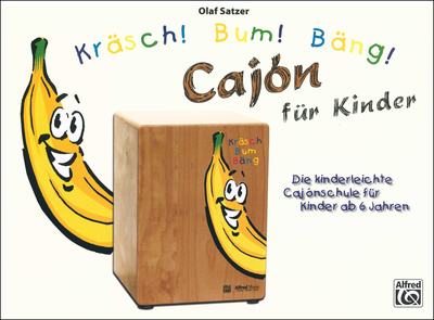 Alfred Music Publishing Kräsch! Bum! Bäng! Cajon Kids mušamųjų pamokos  