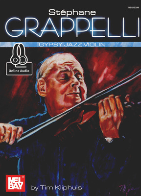 Mel Bay Stéphane Grappelli Gypsy Jazz smuiko literatūra pažengusiems