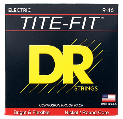 DR Strings Tite-Fit LH-9 elektrinės gitaros stygos