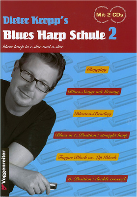 Voggenreiter Blues Harp Schule 2 lūpinės armonikėlės mokykla