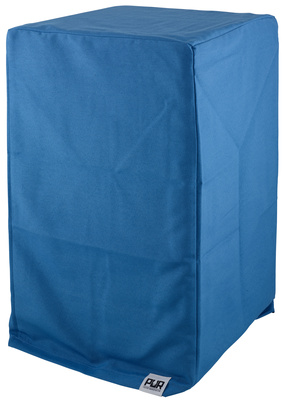 PC3029 Cajon Stoffüberzug, Farbe: Blau, mit Schaumstoffsitzfläche, passend für alle Cajons bis Größe (HxBxT) 50cm x 30cm x 30cm, waschbar bis 40