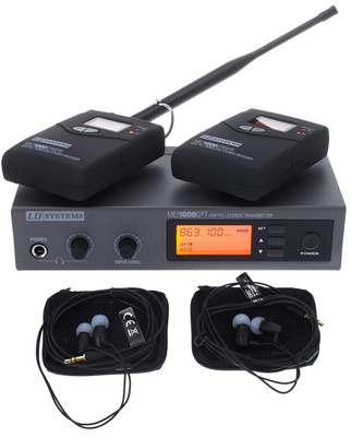 LD Systems MEI 1000 G2 Bundle B-Stock belaidė in-ear sistema