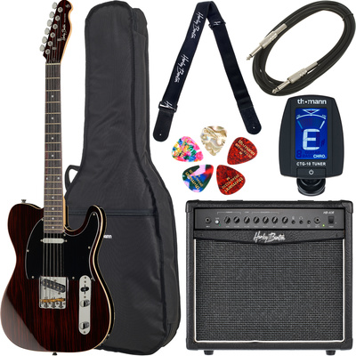 Harley Benton TE-70RW Deluxe Set 2 elektrinės gitaros komplektas