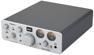 B-Stock, SPL Phonitor 2 Silver, Vorverstärker / Monitor-Controller, Schaltbare Pegelanpassung (Consumer- auf Profipegel 1:1, +6dB, +12dB), Line-Signal