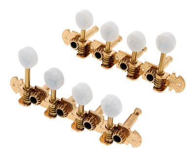 Harley Benton Parts Mandolin Key Set Gold mandolinos derinimo mechanizmai
