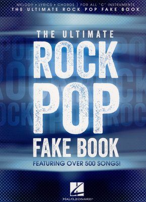 Hal Leonard Ultimate Rock Pop Fake Book improvizacijos knyga  