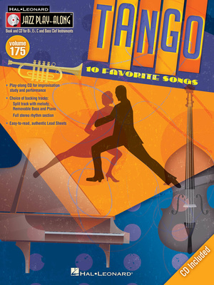 Hal Leonard Jazz Play-Along Tango džiazo pratimų knyga su fonograma
