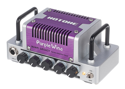 Nano Legacy Purple Wind, Mini E-Gitarrenverstärker, 5 Watt, British Rock sound, Class A/B, Regler für Volume und Gain, 3-Band EQ, FX Loop,