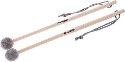 Thomann Field Drum Mallet 35mm grey lazdos mušamiesiems instrumentams  