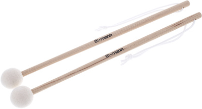 Thomann Field Drum Mallet 35mm white mušamasis plaktukas