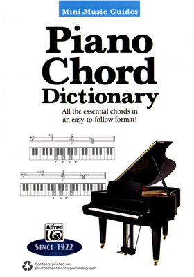 Alfred Music Publishing Piano Chord Dictionary akordų žodynas  