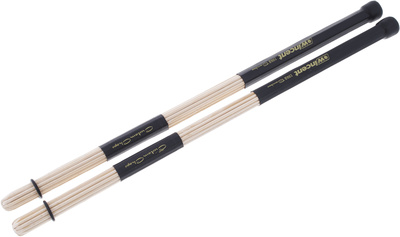 19RB Rods, 19 Stäbe aus Bambusholz, Kunststoffgriff, verstellbarer Gummiring, Länge=405mm Durchmesser=16mm