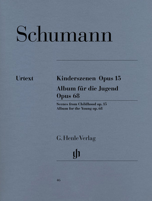 Henle Verlag Schumann Kinderszenen/Album klasikinė fortepijono literatūra