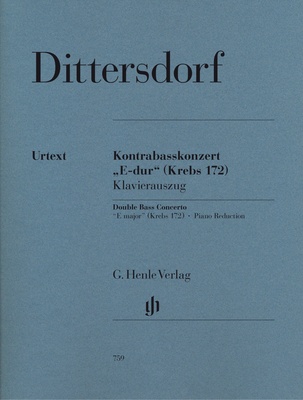 Henle Verlag Dittersdorf Kontrabasskonzert