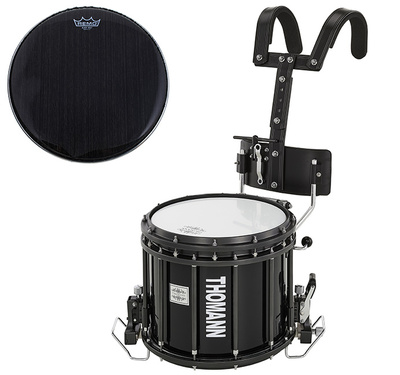 Thomann SD1412BL HT + Remo Black Max dūdmaišio būgnas