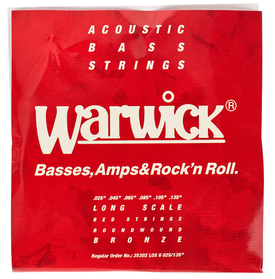 Warwick Acoustic Bass Strings 6 25-135 akustinės bosinės gitaros stygos