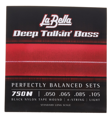 La Bella 750N Black Nylon L elektrinės bosinės gitaros styga