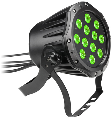 Outdoor PAR TRI 12 IP65 - 12 x 3 W TRI Colour LED RGB Outdoor PAR Scheinwerfer in schwarzem Gehäuse., Der CLPSTTRI12IP ist ein PAR Scheinwerfer