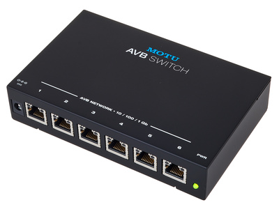 MOTU AVB Switch tinklo komutatorius