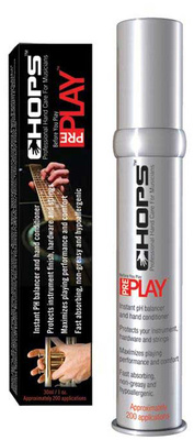Chops PrePlay Finger-Conditioner & pH-Balancer Handpflegemittel, neutralisiert den pH - Wert der Haut, Schützt Saiten und Instrument vor Öl