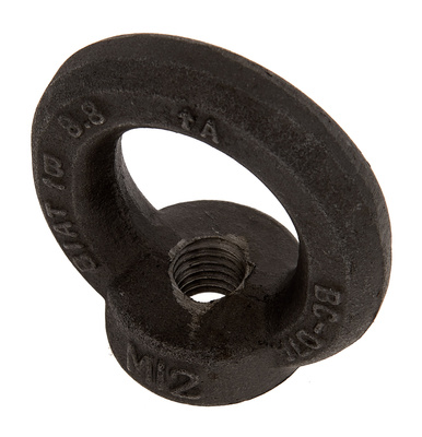 1070 Hochfeste Ringmutter M12, Lifting Eye Nut M12, Zuglast 1,5 Tonnen, seitliche Belastung 380 Kg