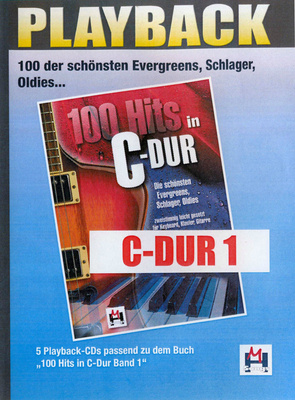 100 Hits C-Dur 1 Playback CDs: 5 Playback-CDs passend zu dem Buch ""100 Hits in C-Dur Vol.1"", Play-Along,Sing-Along, 100 der