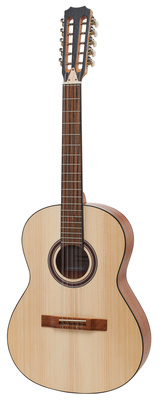 Brazilian Caipira Guitar, hergestellt in Europa, 10-saitig, Decke aus massiver Fichte, Boden und Zargen aus Sapelli, Hals aus Mahagony (Khaya