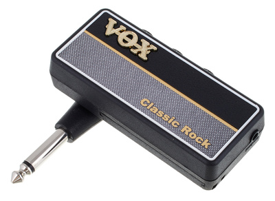 Amplug 2 Classic Rock, kompakter Kopfhörerverstärker, integrierte 6,3 mm Klinke zum direkten Anschluss an die E-Gitarre, Kopfhöreranschluss 3,5