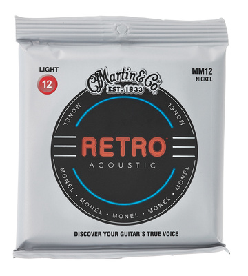 Martin Guitars Retro MM-12 Light akustinės gitaros stygos