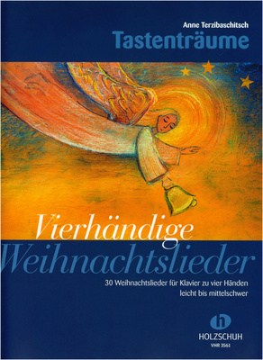 Holzschuh Verlag Vierhändige Weihnachtslieder klavieru dziesmu grāmata
